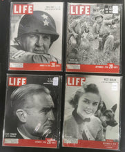 Load image into Gallery viewer, Life Magazines Lot Issued 1950 Aug 14, Sept 4, Oct 2, Dec 4, Dec 18
