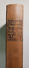 Load image into Gallery viewer, Good Housekeeping Vol. 51 July-Dec. 1910 Hardcover 7 1/2" x 10" Book

