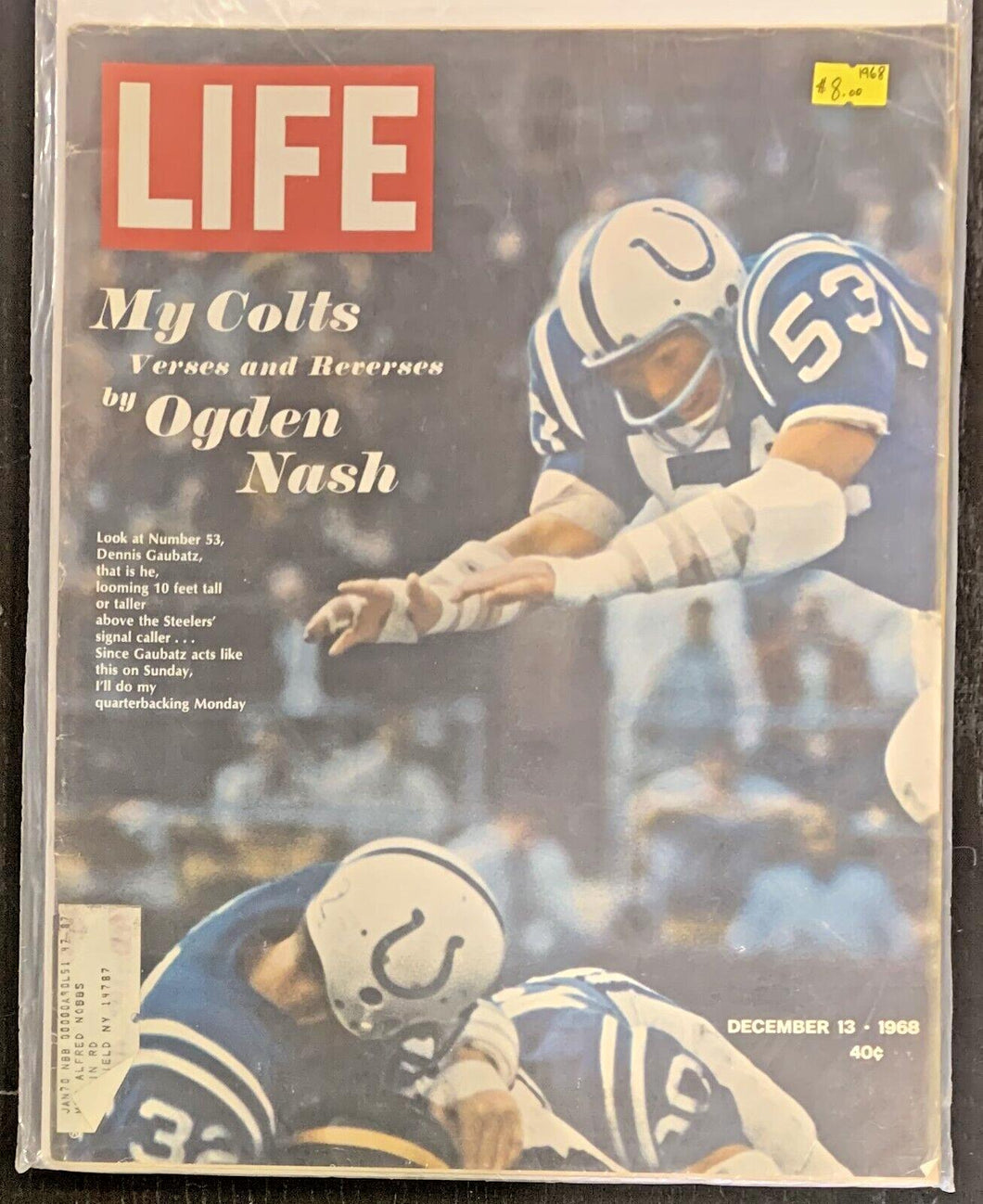 Life Magazines Lot Issued 1968 Dec 13