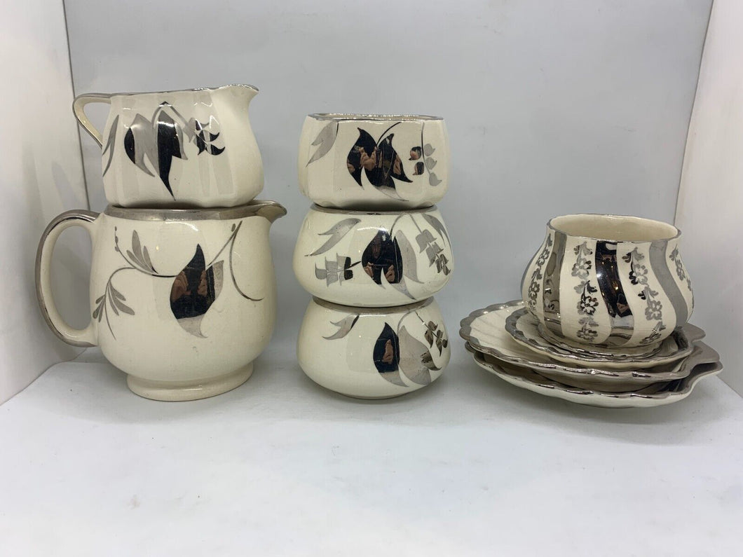 Lancaster & Sandland Ware #500 Coffee Serving Set w/ Saucers & Creamer