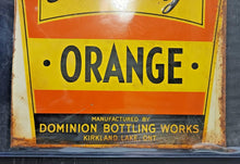 Load image into Gallery viewer, 1940&#39;s Husky Orange Soda By Dominion Bottling Works Metal Sign 19 1/2&quot; x 13 1/2&quot;
