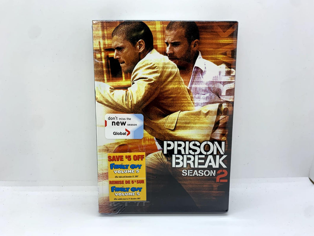 Prison Break - Season 2 (DVD, 2007, 6-Disc Set) Sealed.