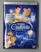 Load image into Gallery viewer, Cinderella (DVD, 2005, 2-Disc Set, Special Edition - DVD Platinum Collection)
