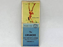 Load image into Gallery viewer, Vintage The Linsmore - Matchbook Matchcover *NO MATCHES*

