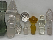 Load image into Gallery viewer, Vintage Glass Bottle Stoppers x 10 Lot 06
