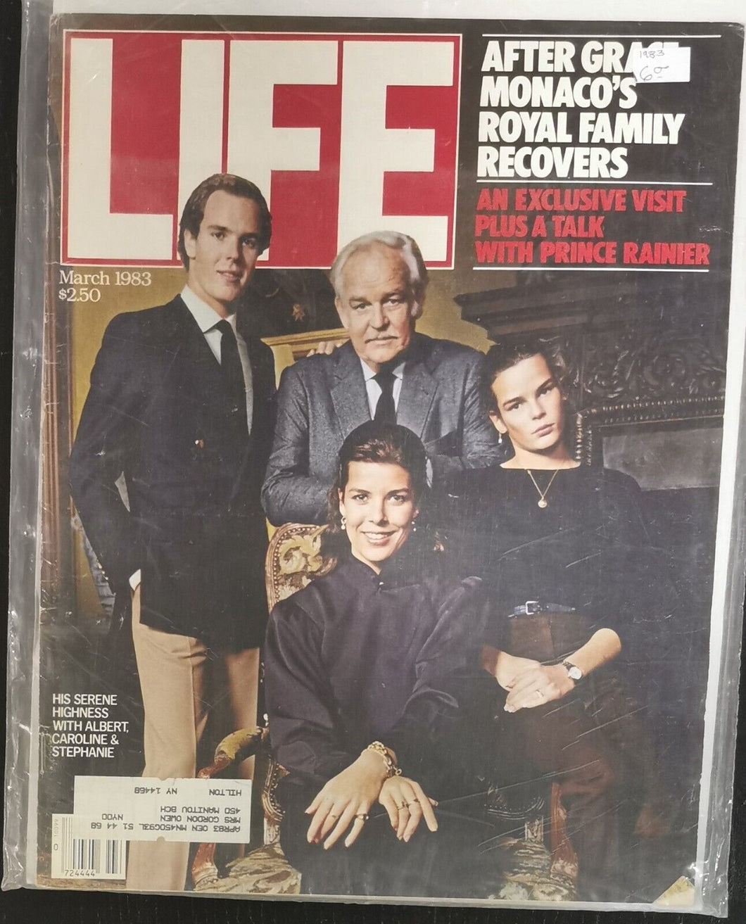 Life Magazine Issued 1983 March - After Grace, Monaco's Royal Family Recovers