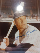 Load image into Gallery viewer, Mickey Mantle Signed Autographed Photo 13&quot;x18&quot; Framed w/ PSA COA Letter Baseball
