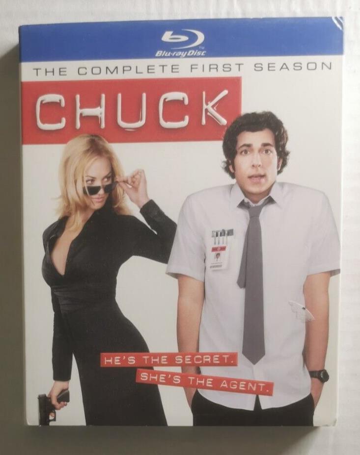 Chuck - The Complete First Season (Blu-ray, 2008, 3-Disc Set)