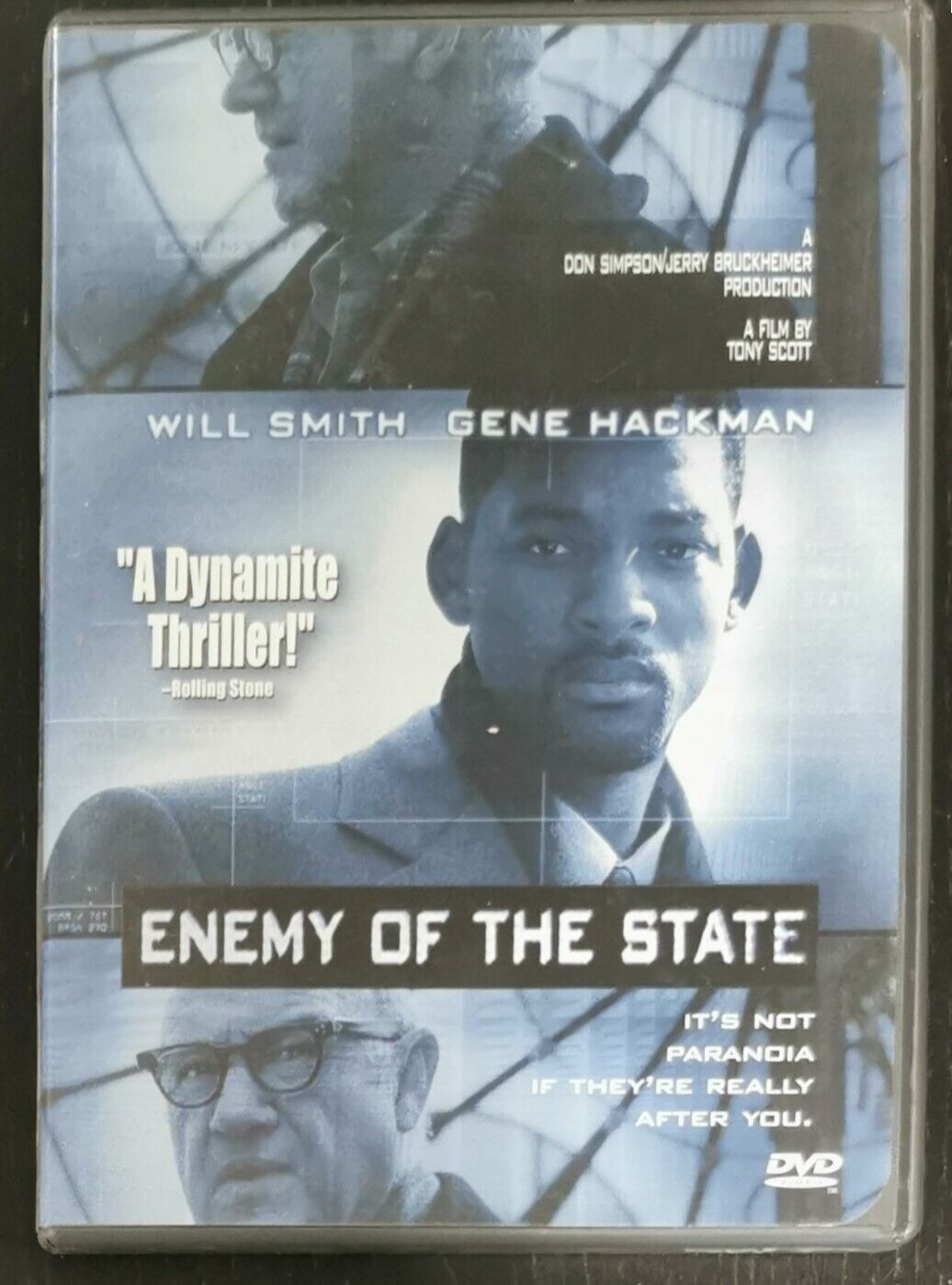 Enemy of the State (DVD, 1998) Starring Will Smith and Gene Hackman