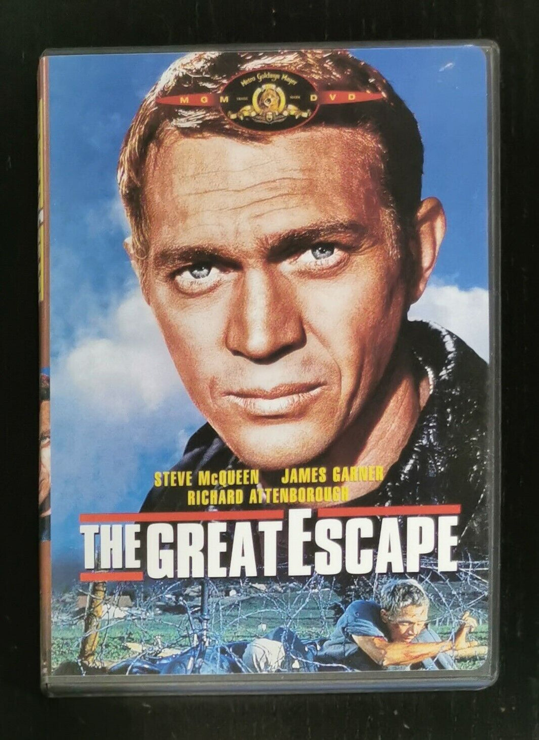 The Great Escape - Steve McQueen, James Garner, Richard Attenborough (DVD, 1963)