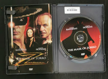 Load image into Gallery viewer, Mask of Zorro - Banderas, Hopkins, Zeta Jones  (DVD, 1998, TriStar)
