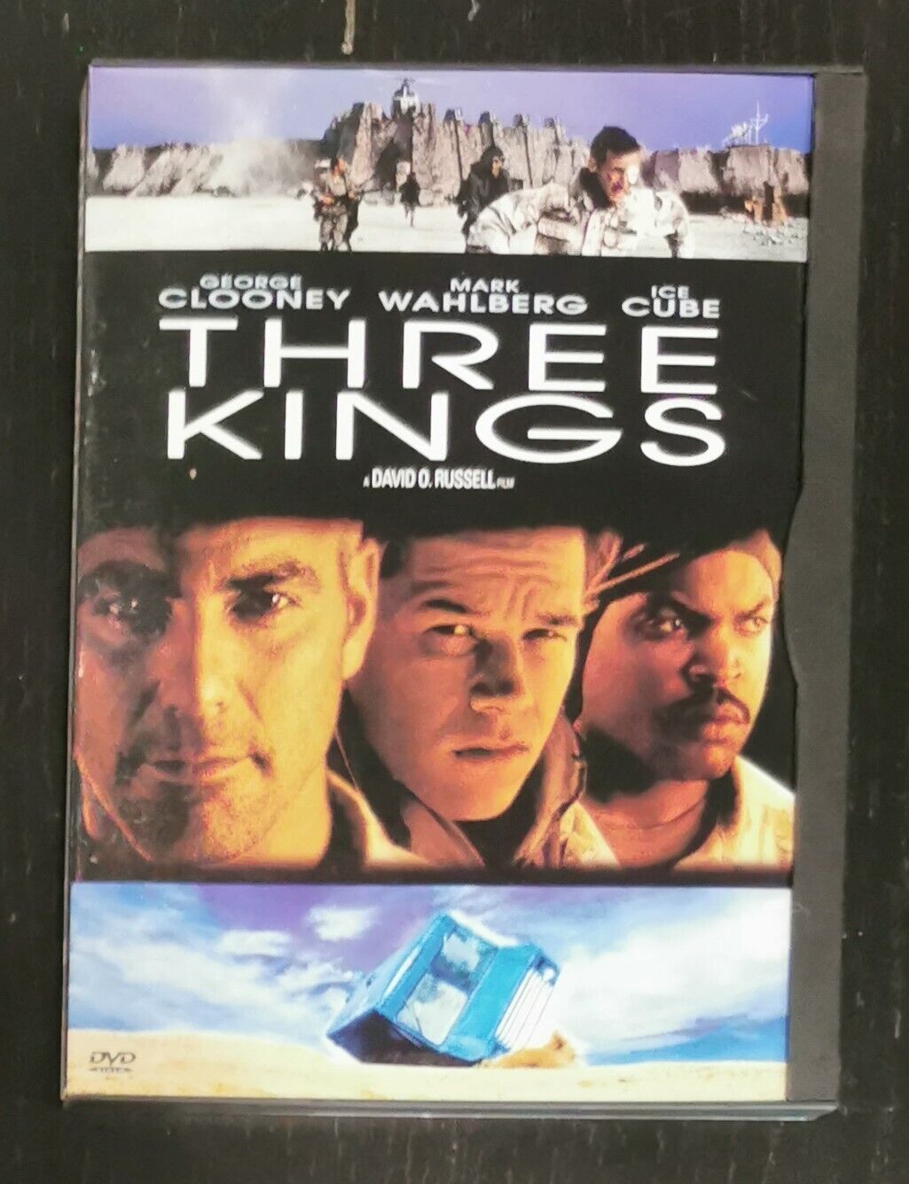 Three Kings - George Clooney, Mark Wahlberg, Ice Cube (DVD, 1999)