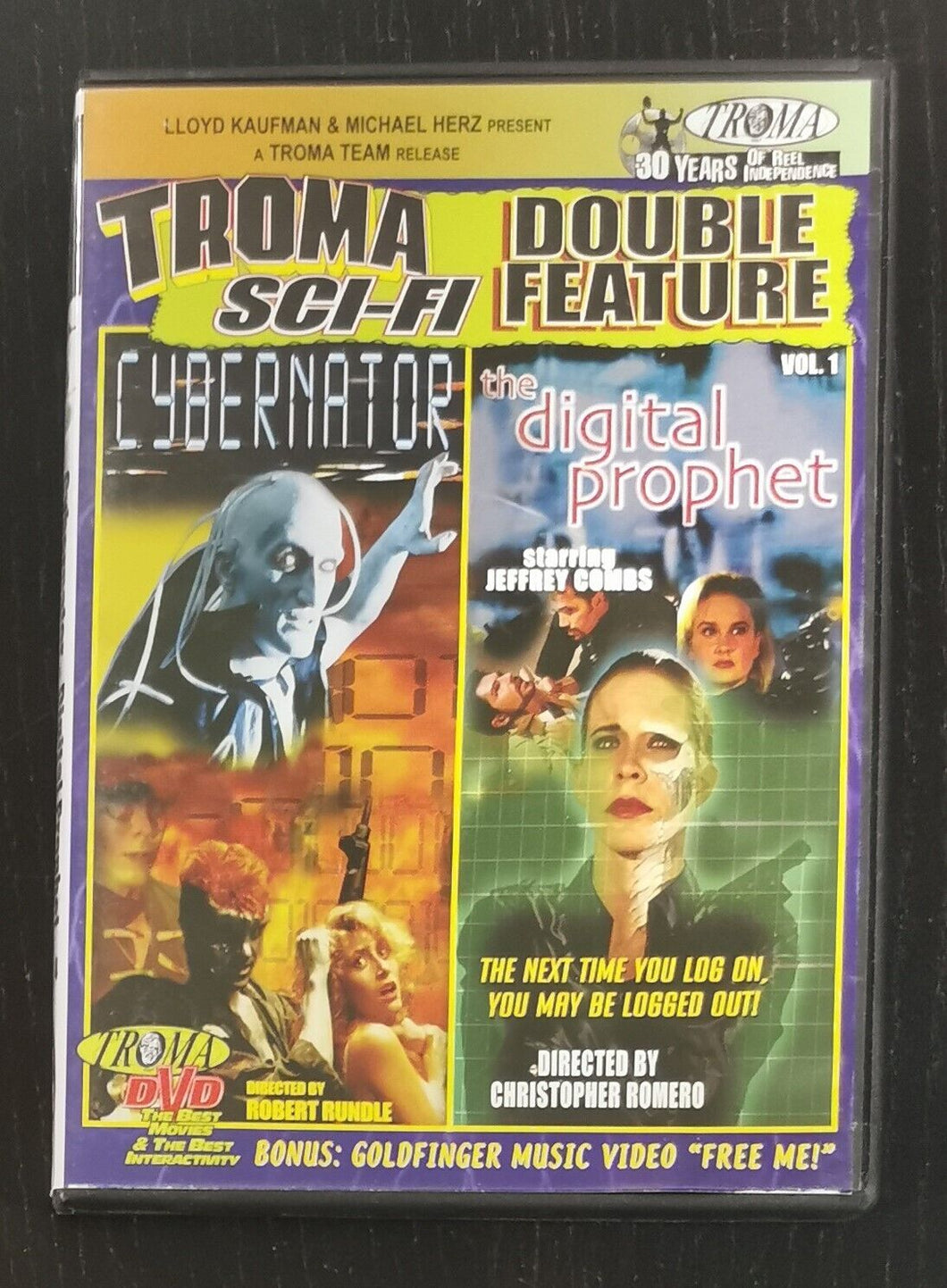 Digital Prophet/Cybernator - Blake Bahner, Jeffrey Combs (DVD, 2008)