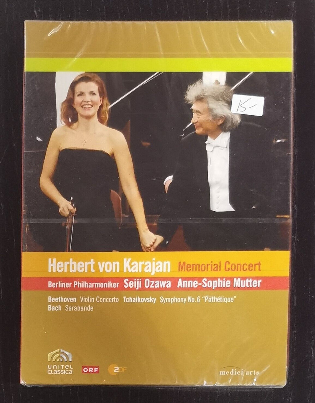 Herbert von Karajan: Memorial Concert - Seiji Ozawa (DVD, 2008)