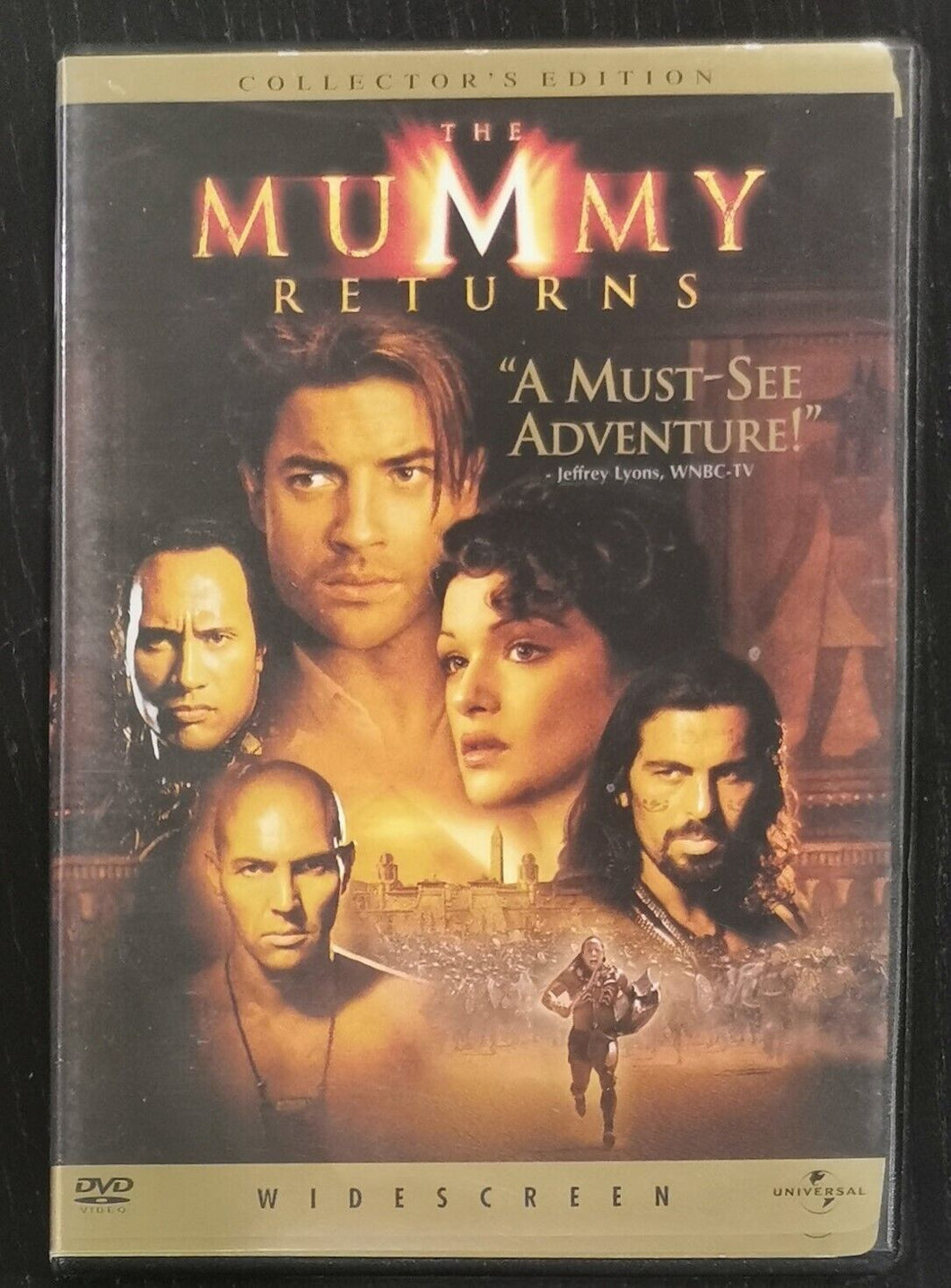 The Mummy Returns - Brendan Fraser, Rachel Weisz (DVD, 2001)