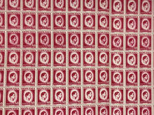 Load image into Gallery viewer, INCOMPLETE 10x10 Sheet of 1946 Pink Romanian Stamps - Posta Romana (40 Lei)
