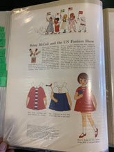 Load image into Gallery viewer, Lot of 7 - 1962 &amp; 1963 Betsy McCall Paper Doll Uncut Magazines
