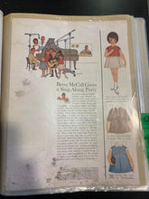 Load image into Gallery viewer, Lot of 7 - 1962 &amp; 1963 Betsy McCall Paper Doll Uncut Magazines
