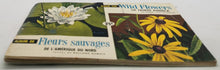 Load image into Gallery viewer, 1970 Illustrations Sticker Book Lot of 4 Complete, Animals, Wild Life, Flower
