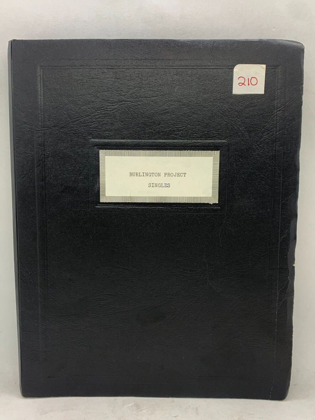 Booklet of Burlington Project - Singles