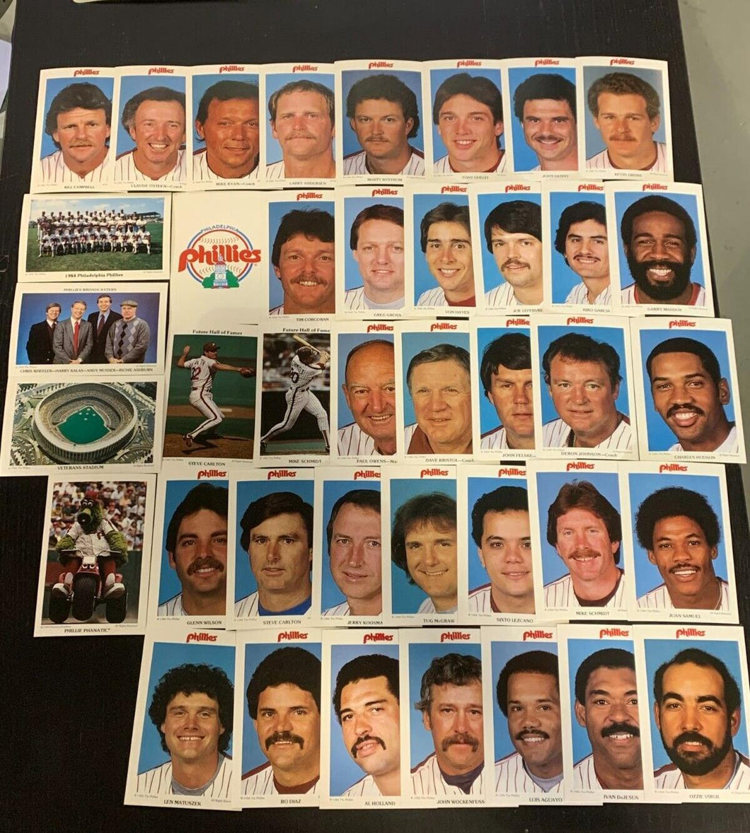 1984 Tasty Kake - Lot of 40 Phillies Baseball Card Set