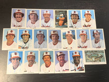 Load image into Gallery viewer, 1980&#39;s Baltimore Orioles - Team Issued Lot of 19 Postcards
