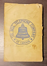 Load image into Gallery viewer, 1905 April Official Bell Telephone Directory of Western Ontario *Rare*
