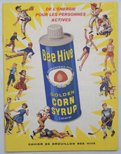 Load image into Gallery viewer, 1960&#39;s Beehive Corn Syrup Scribbler - NHL Unmarked Pages

