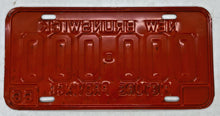 Load image into Gallery viewer, 1966 New Brunswick SAMPLE ZERO License Plate Tag Original
