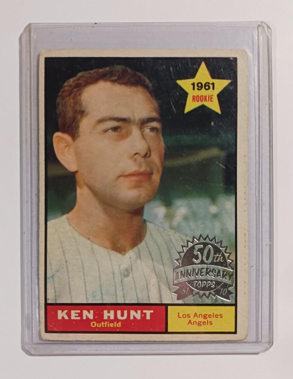 2010 Topps Heritage 50th Anniversary 1961 Buybacks #156 Ken Hunt