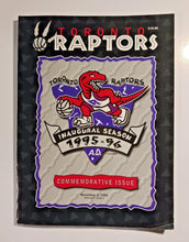 Load image into Gallery viewer, 1995 Toronto Raptors Rare First Game Basketball Program
