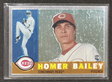 Load image into Gallery viewer, 2009 Topps Heritage Chrome Holo Refractor #CHR116 Homer Bailey (D)
