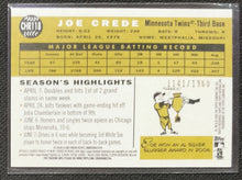 Load image into Gallery viewer, 2009 Topps Heritage Chrome Holo Refractor #CHR118 Joe Crede (B)
