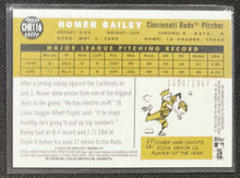 Load image into Gallery viewer, 2009 Topps Heritage Chrome Holo Refractor #CHR116 Homer Bailey (C)
