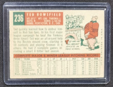 Load image into Gallery viewer, 2008 Topps Heritage 50th Anniversary 1959 Buybacks #236 Ted Bowsfield
