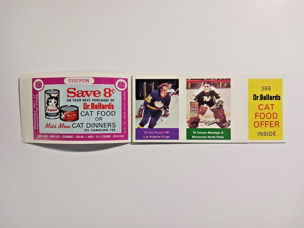 Loblaws NHL Action Players 1974-75 Sticker Stamps w/ Gil Perreault