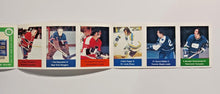 Load image into Gallery viewer, Loblaws NHL Action Players 1974-75 Sticker Stamps w/ Ed Giacomin, Darryl Sittler

