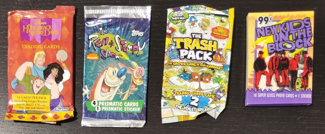 1993s, 1997s Topps Non Sport Card - New Kids On the Block, Ren & Stumpy Show