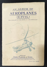 Load image into Gallery viewer, 1935 John Player Cigarette Card Set 1 - 50 Aeroplanes
