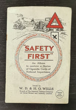 Load image into Gallery viewer, 1934 Wills Cigarette Card Safety First

