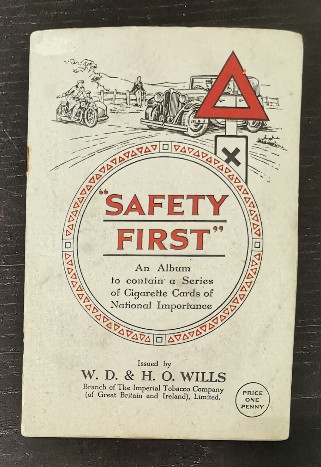 1934 Wills Cigarette Card Safety First