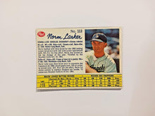 Load image into Gallery viewer, 1962 Post Canada Norm Larker #113 Baseball Card Brown Back
