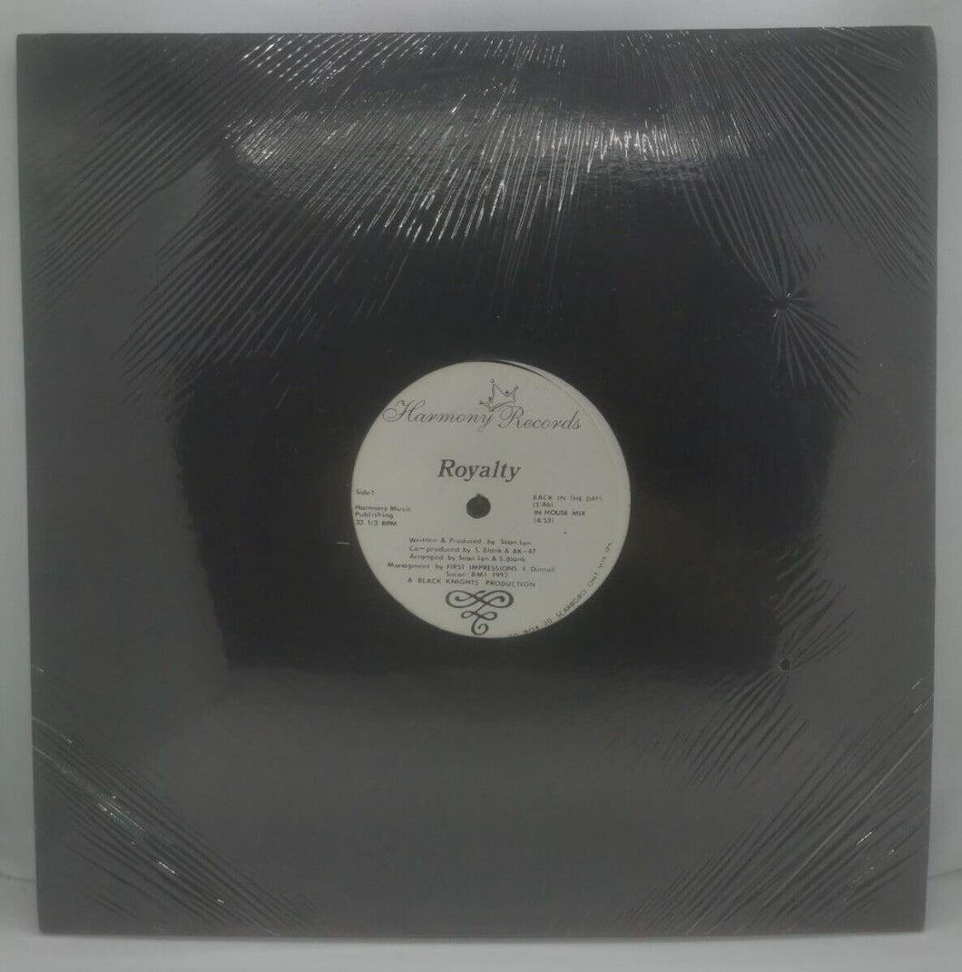 Back In The Days by Royalty (1993, 12