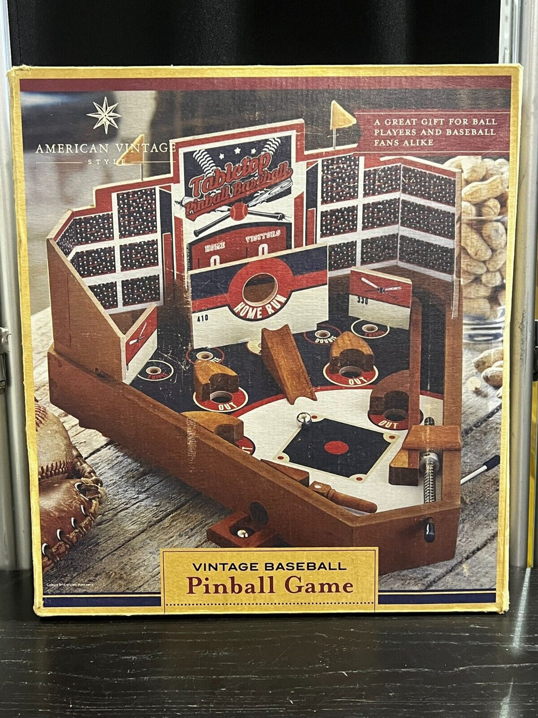 American Vintage Style - Baseball/Pinball Game (in Box)