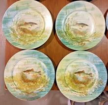 Load image into Gallery viewer, Limoges A.F France Porcelain Plate Set of 17 - Varies of Fish Patterns
