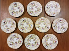 Load image into Gallery viewer, 18TH C. Paris Porcelain Vincennes Hand Painted Exotic Bird Set of 10 Plates
