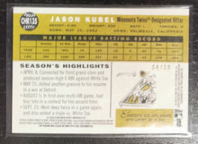 Load image into Gallery viewer, 2009 Topps Heritage Chrome Jason Kubel Black Refractor SSP 04/60 CHR135
