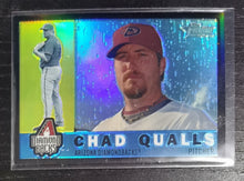 Load image into Gallery viewer, 2009 Topps Heritage Chrome Mark Chad Qualls Refractor SSP 14/60 CHR101
