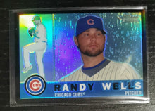 Load image into Gallery viewer, 2009 Topps Heritage Chrome Randy Wells Black Refractor SSP 55/60 CHR124

