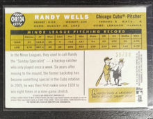 Load image into Gallery viewer, 2009 Topps Heritage Chrome Randy Wells Black Refractor SSP 55/60 CHR124
